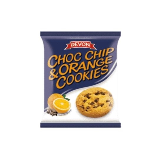 Picture of DEVON ORANGE & CHOCOLATE CHIP COOKIES 200GR